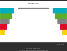 Tablet Screenshot of bronson.com